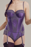 Falling in Love Mulberry Basque crop